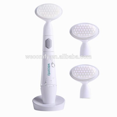 New design waterproof Electric Sonic face nose cleaning brush and make up brush cleaning mat IM-3126W